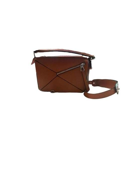 No Brand Handbags - Puzzle Bag in Brown Grained Calfskin. Not Loewe.